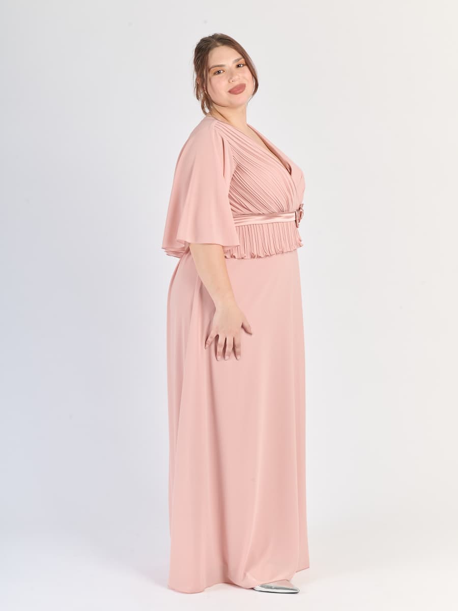 Abito Rosa Antico elegante, taglia unica, colore intenso