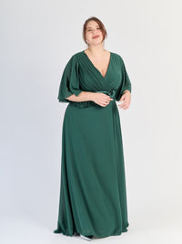 Abito Verde.S elegante, taglia unica, colore vivace