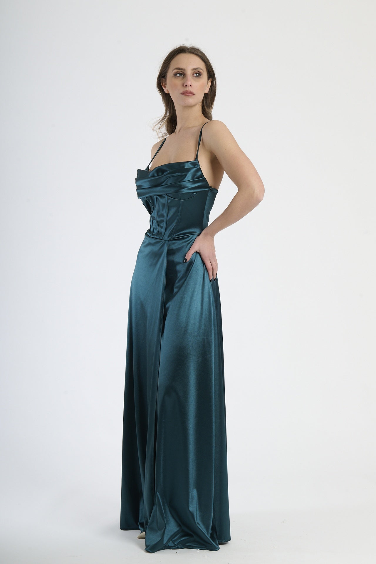 Abito da evento verde.S, ideale per un look fresco ed elegante.