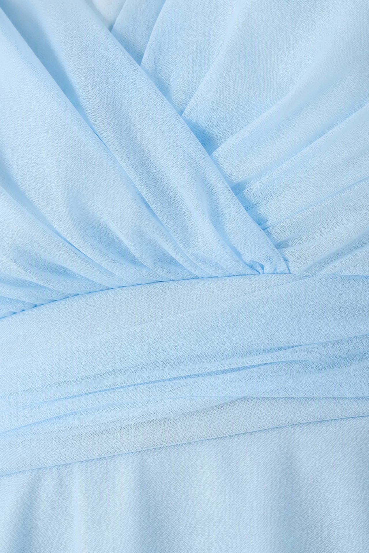 Abito da damigella in tulle con scollo a V Flavia