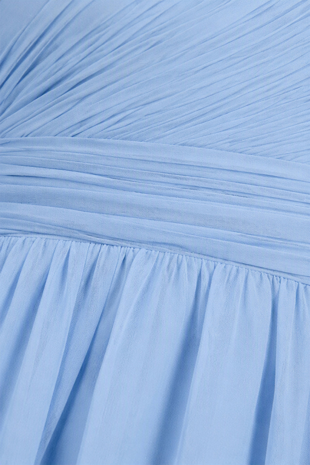 Abito lungo in tulle asimmetrico Luna -1