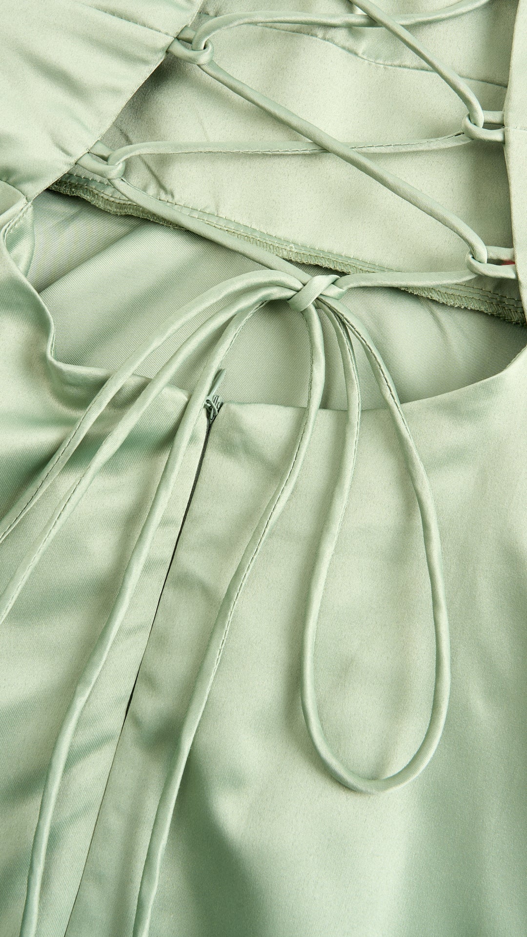 Elegant Long Satin Dress with Thin Straps – “Estella”