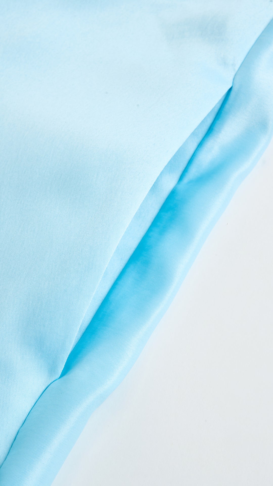 Elegant Long Satin Dress with Thin Straps – “Estella”