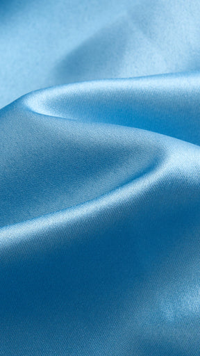 Elegant Long Satin Dress with Thin Straps – “Estella”