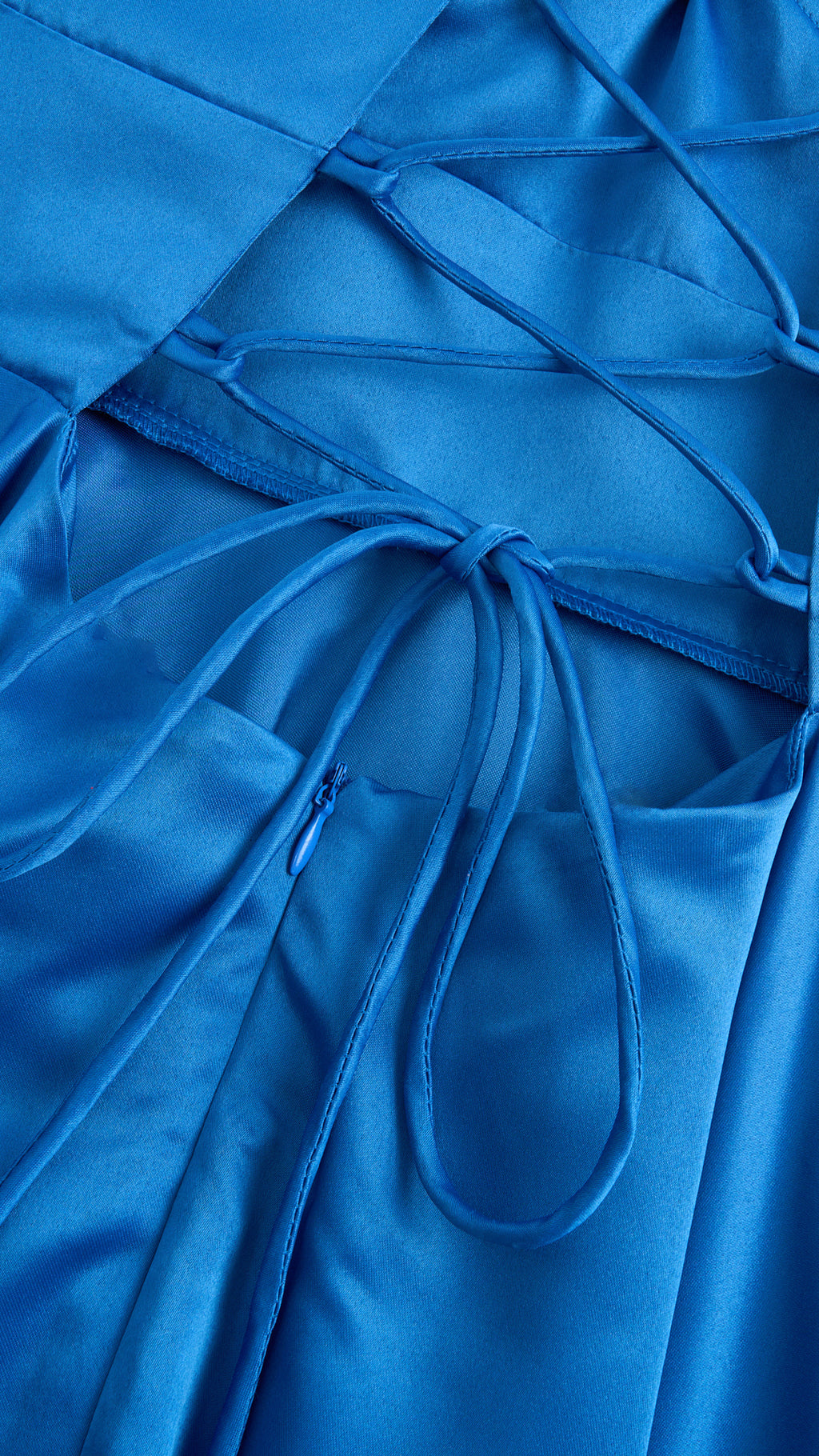 Elegant Long Satin Dress with Thin Straps – “Estella”