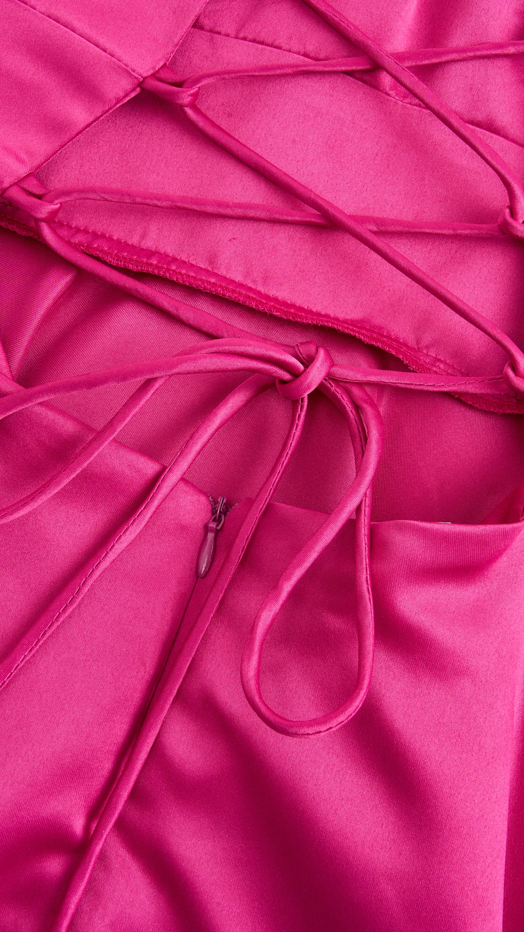 Elegant Long Satin Dress with Thin Straps – “Estella”