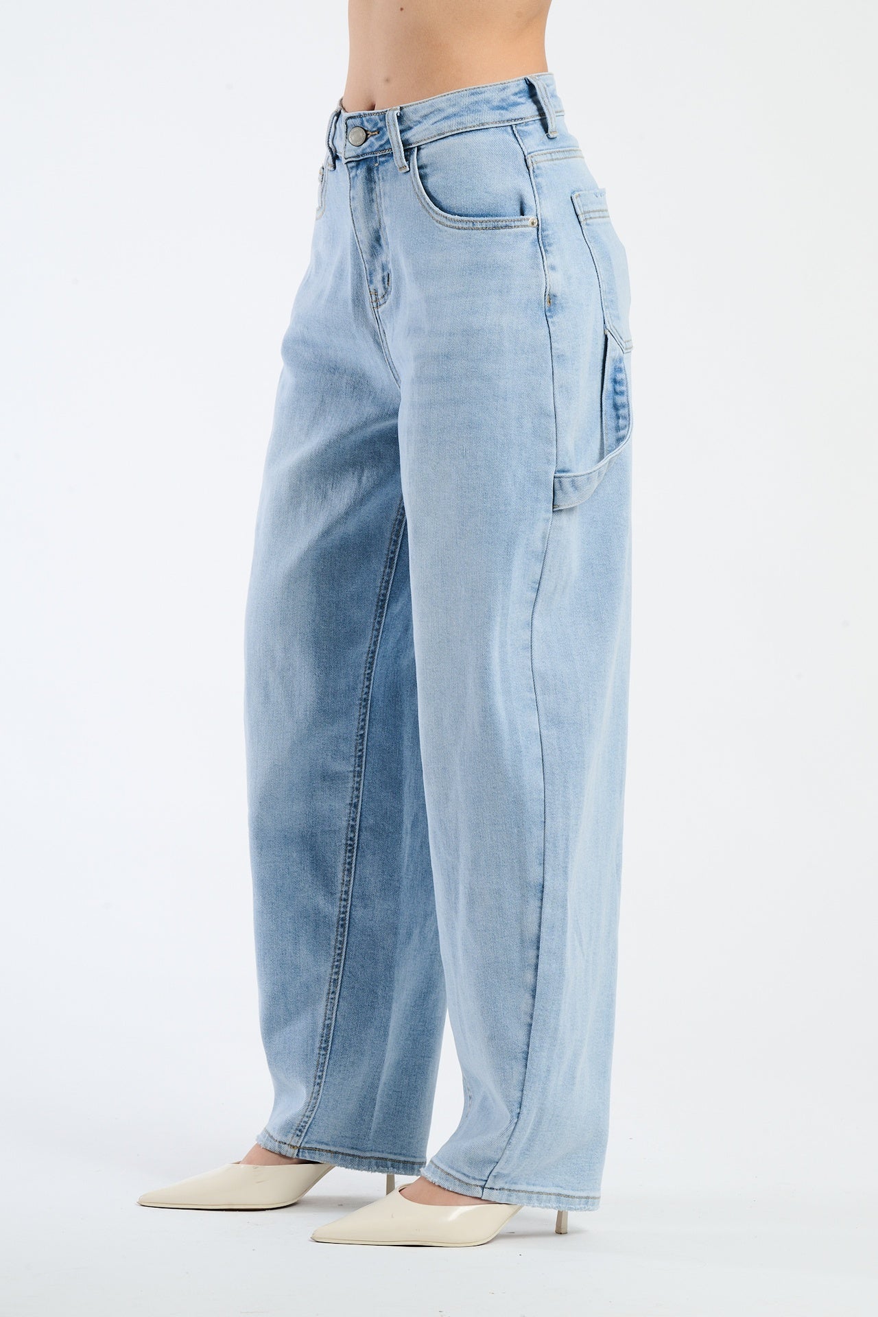 Jeans a gamba dritta di alta qualità, ideali per abbinamenti versatil