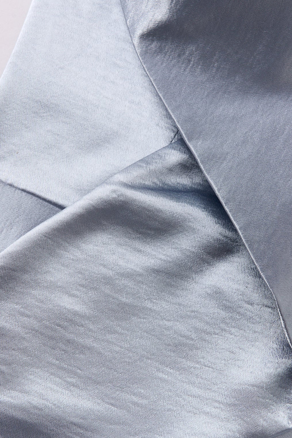 Vestito Lungo Satin Donna Spallina Singola con Maxi Fiocco, Abito Elegante da Cerimonia e Festa Smanicato -1