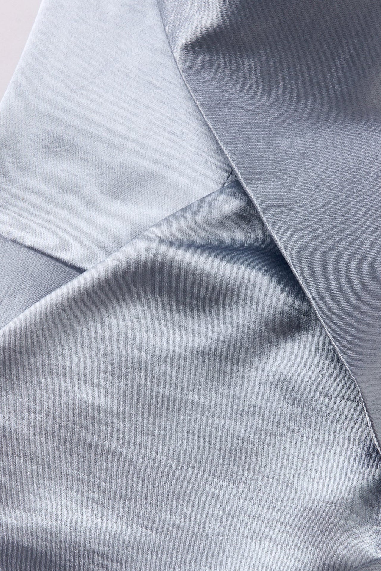Vestito Lungo Satin Donna Spallina Singola con Maxi Fiocco, Abito Elegante da Cerimonia e Festa Smanicato -1
