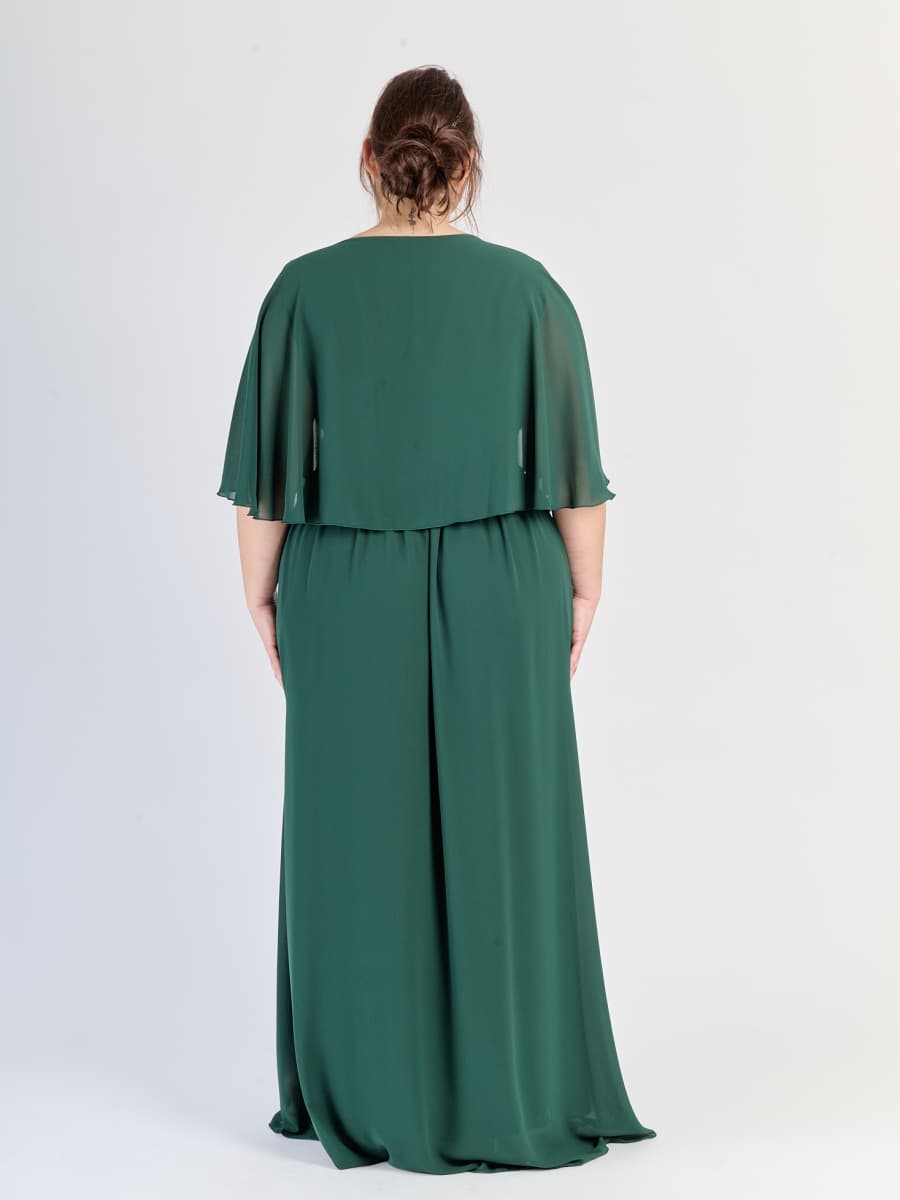 Vestito Verde.S con maniche a 3/4