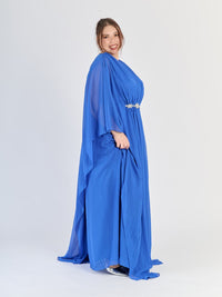 Vestito elegante Bluette, ideale per occasioni formali, flusso delicato