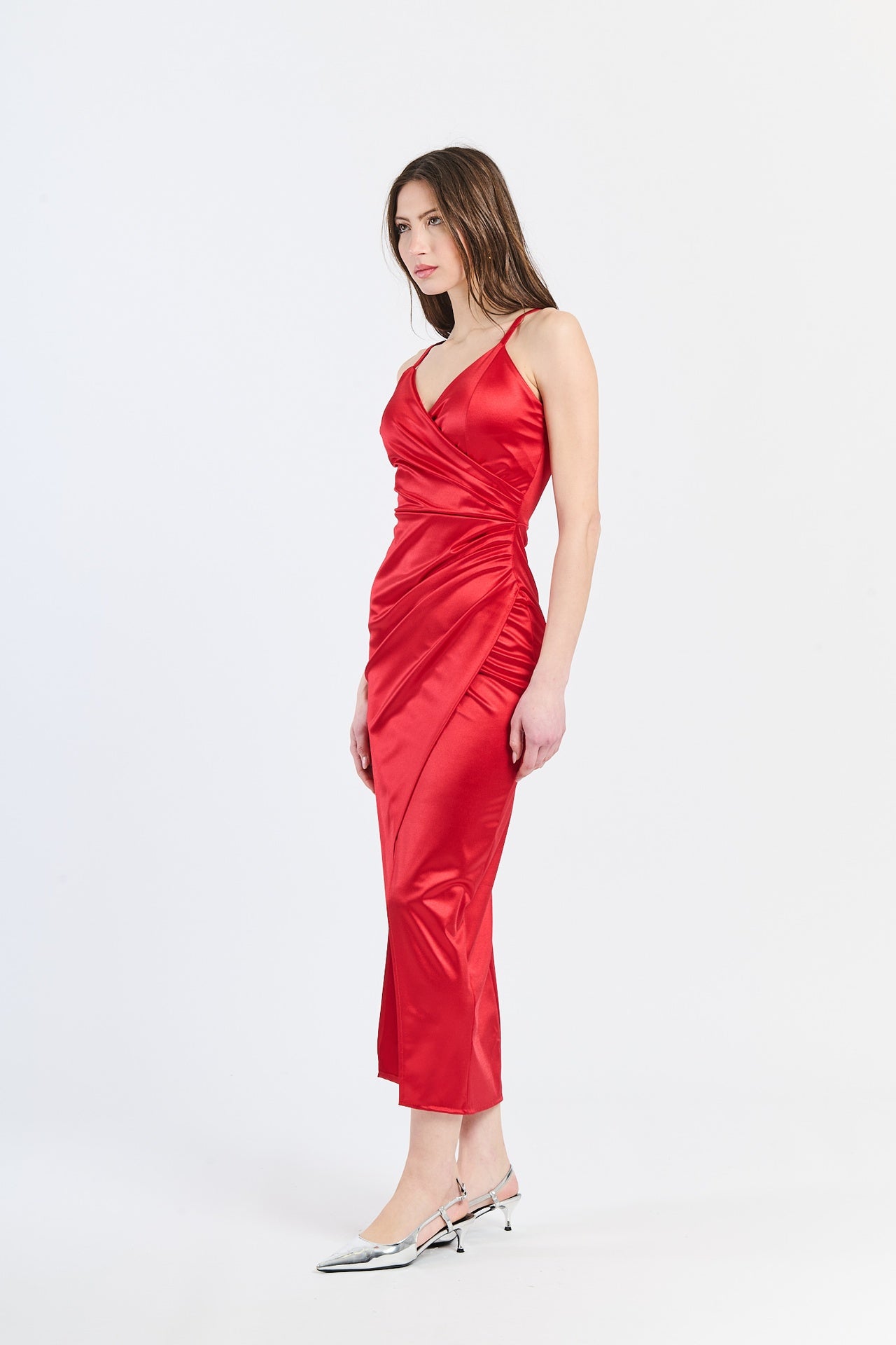 Vestito rosso sexy,