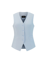 Gilet Donna Elegante a Collo V - Modello Slim Fit per Ufficio e Combinazioni