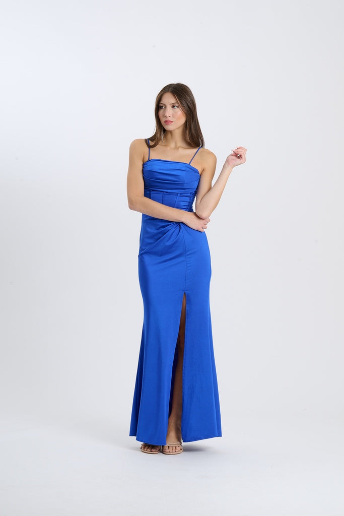 Abito Avirelle – Senza spalline drappeggiato con nodo