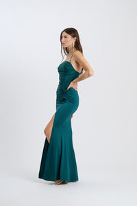 Abito Avirelle – Senza spalline drappeggiato con nodo