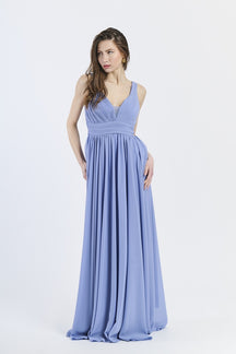 Zoe Long Tulle Wide Bridesmaid Dress
