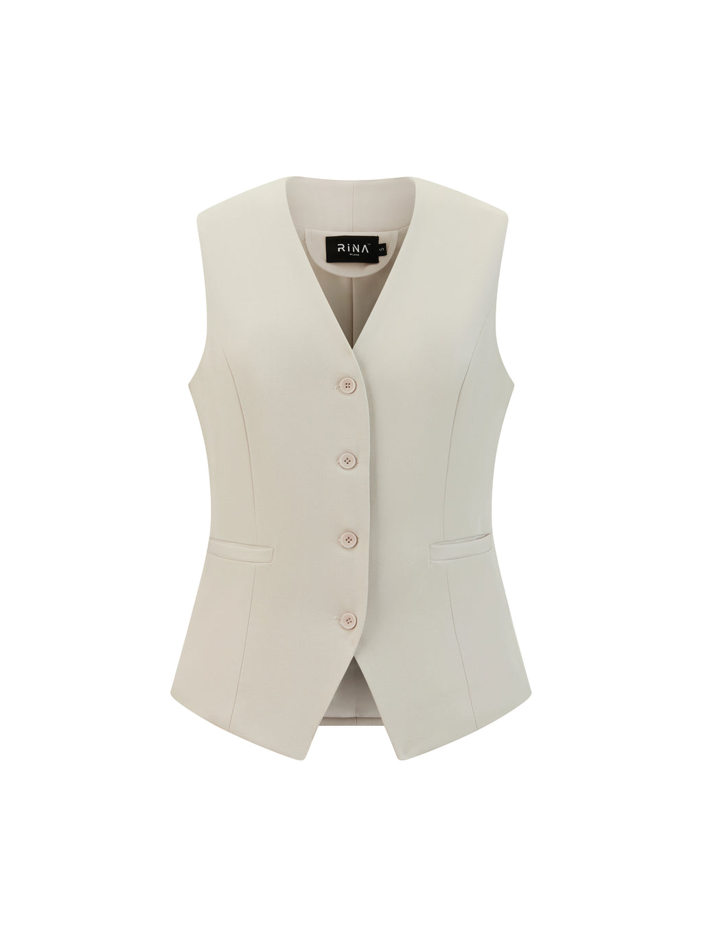 Gilet Donna Elegante a Collo V - Modello Slim Fit per Ufficio e Combinazioni