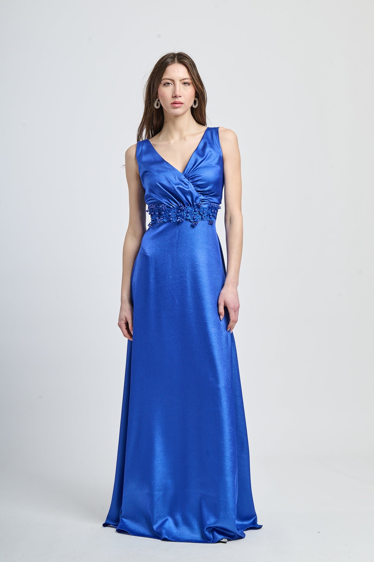 Abito da cerimonia bluette, perfetto per eventi notturni e formali