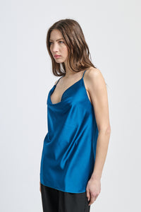 Maglia ottanio a spalline per stile futuristico