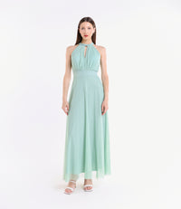 Abito lungo in tulle cut out Lucrezia