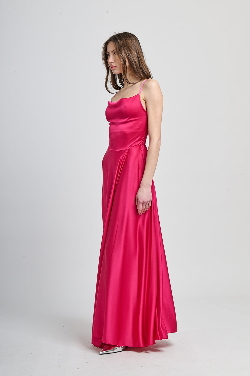 Abito elegante fuxia