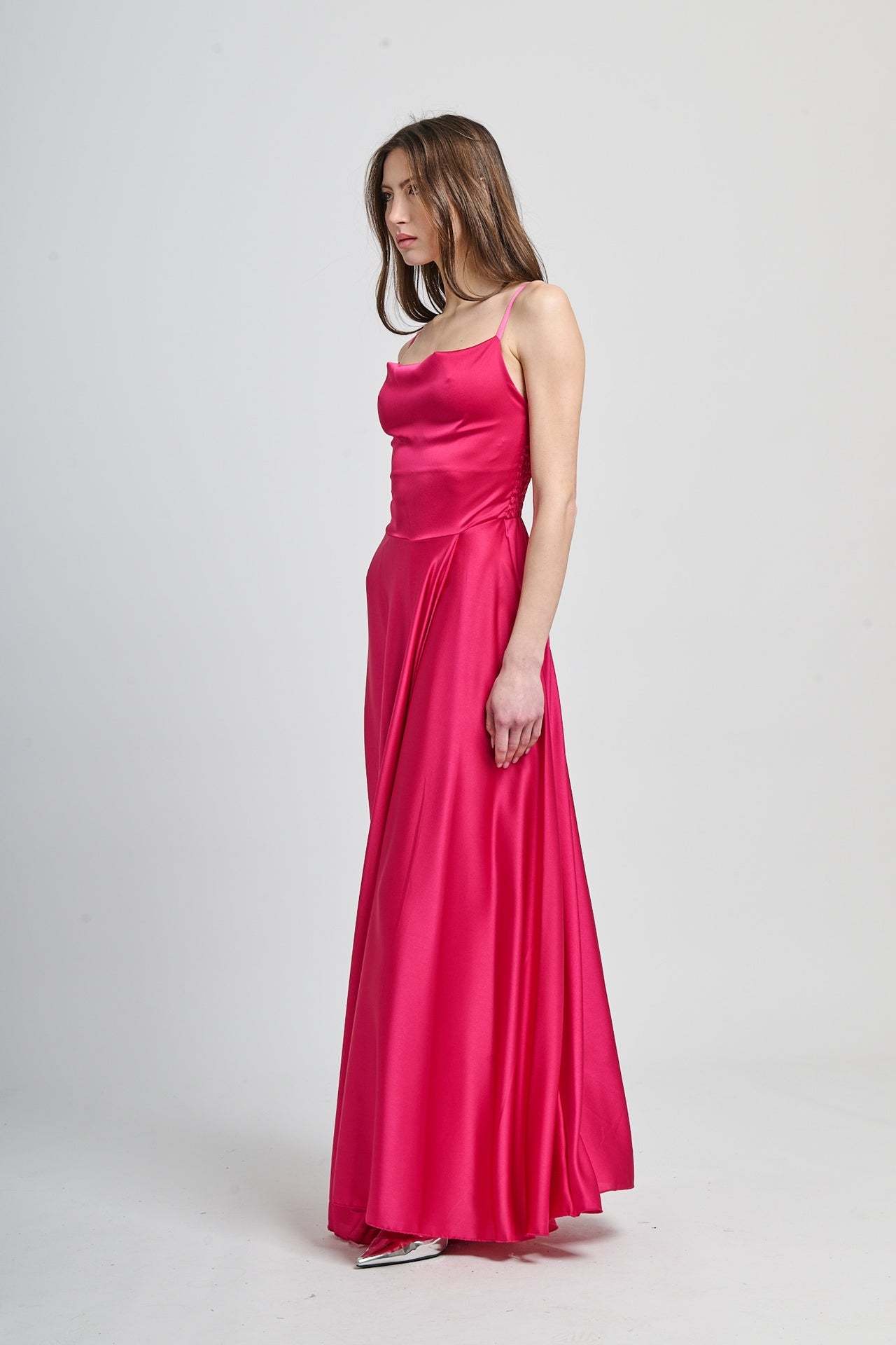 Abito elegante fuxia