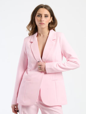 , blazer oversize e pantaloni,