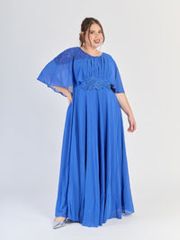 Vestito da sera plus size Bluette