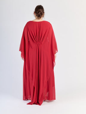 Vestito plus size Bordo, colore passionale, stile raffinato