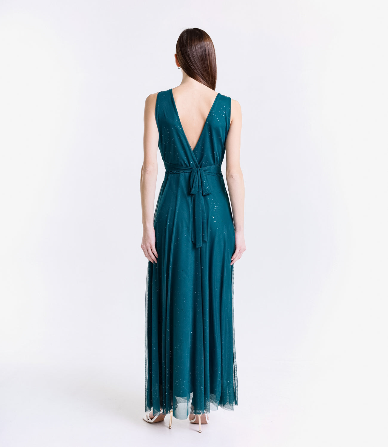 Robe ottanio da serata concollo profondo e silhouette allungata