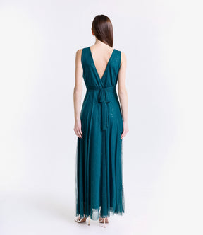 Robe ottanio da serata concollo profondo e silhouette allungata