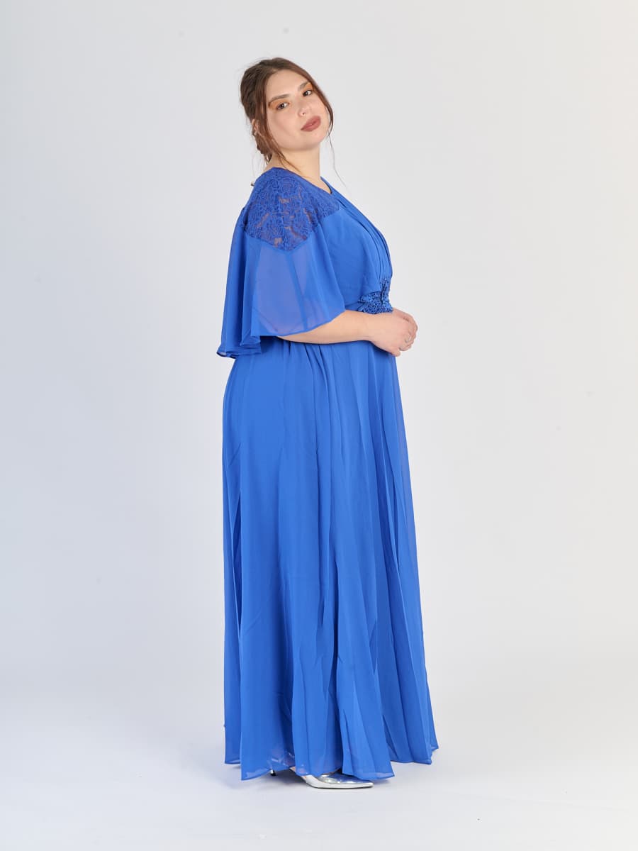 Bluette Vestito da sera plus size