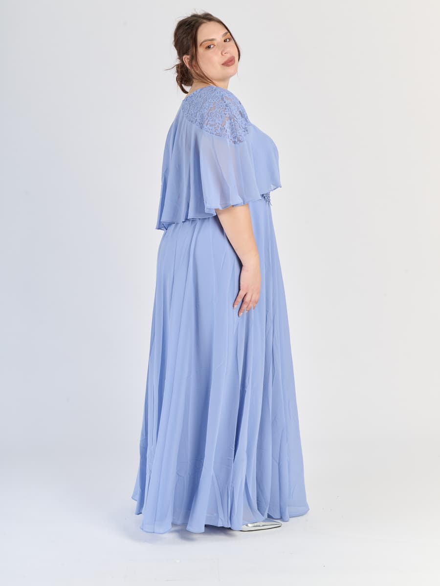 Abito formale plus size Lavanda